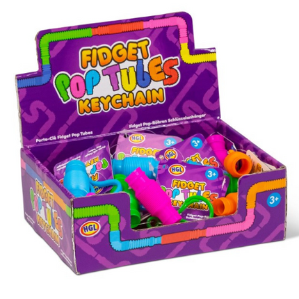 MINI POP TUBES KEYRING - SENsory Toys4U