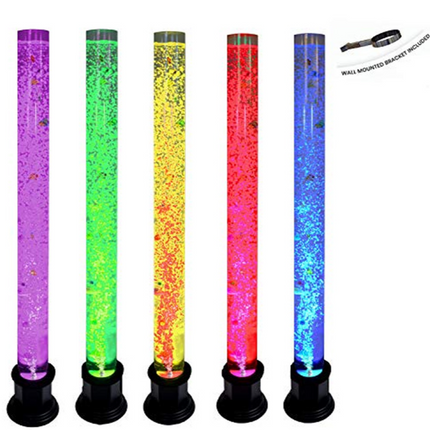 Bubble Tube Colour Changing LED Light Incl. Wall Bracket ‚Äì 183cm - SENsory Toys4U