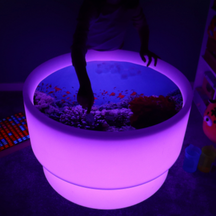 Sensory Mood Discovery Table + Under the Sea Discovery