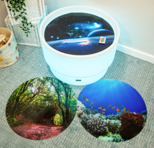 Sensory Mood Discovery Table + 3 Discovery Play Mats