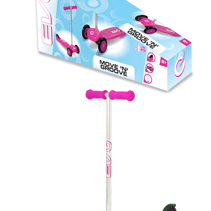EVO Move n Groove Scooter - Blue/Pink