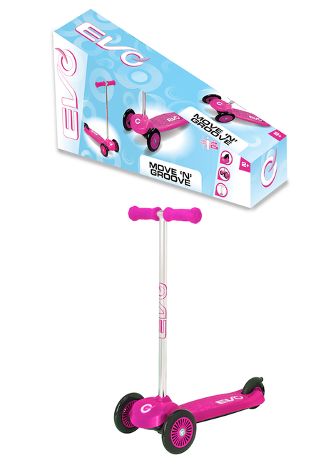 EVO Move n Groove Scooter - Blue/Pink