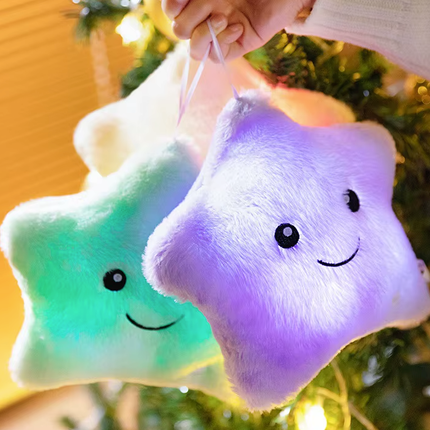 LED Light Star Plush Toy | 24x22cm
