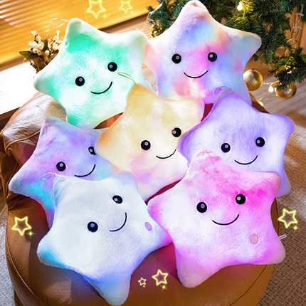 LED Light Star Plush Toy | 24x22cm