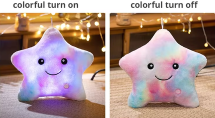 LED Light Star Plush Toy | 24x22cm