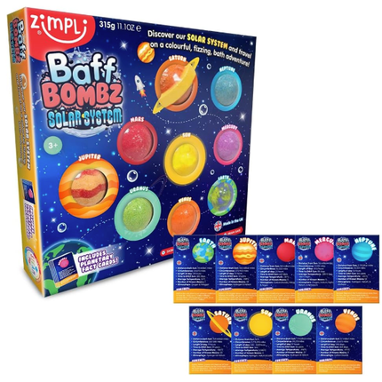 Solar System Planet Baff Bombz – Color‑Changing Bath Bomb (315g)