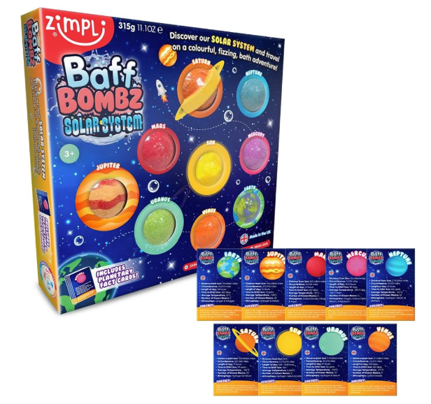 Solar System Planet Baff Bombz – Color‑Changing Bath Bomb (315g)