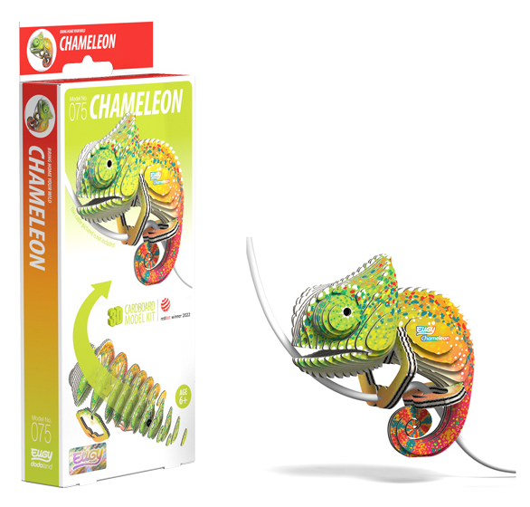 EUGY 3D Model Kit Chameleon