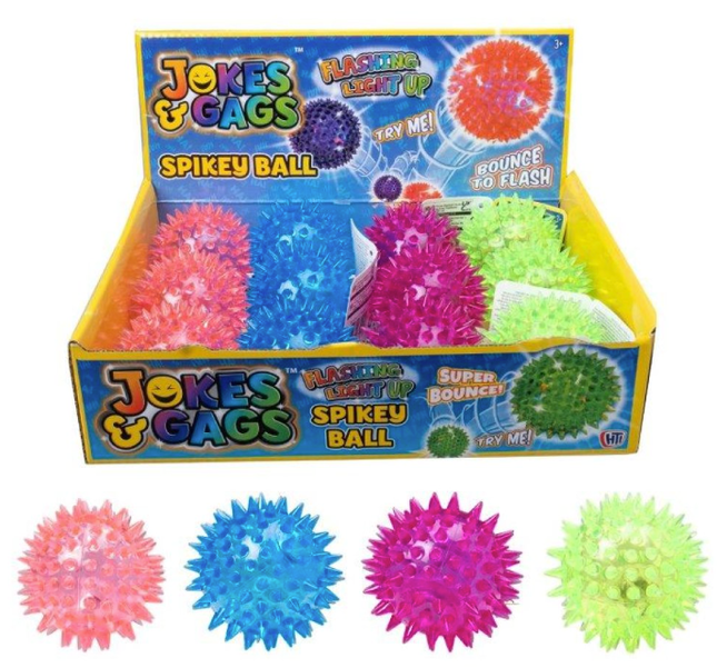 Jokes and Gags Light Up Spikey Ball