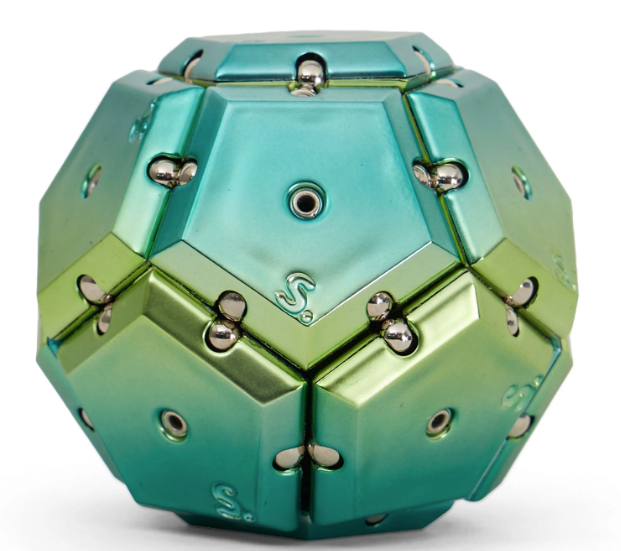 Speks Geode. - The Magnetic Fidget Chrome Sphere