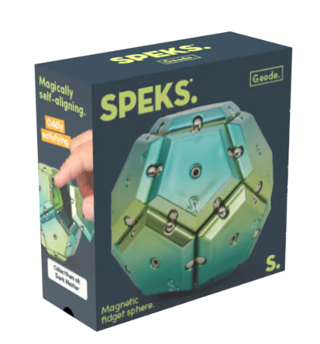 Speks Geode. - The Magnetic Fidget Chrome Sphere