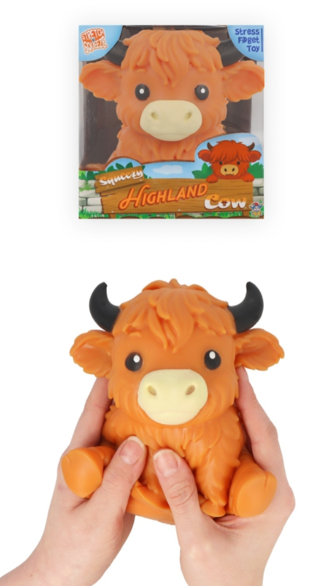 Giant Squeeze Highland Cow
