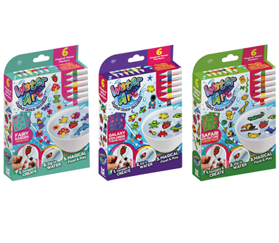 Water Art Themed 6 Pack ‚Äì Fairy Garden, Safari, Galaxy