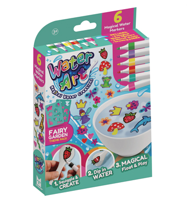 Water Art Themed 6 Pack ‚Äì Fairy Garden, Safari, Galaxy