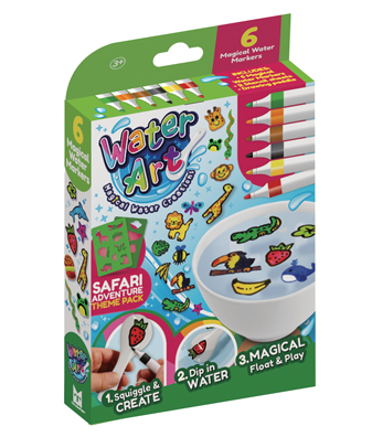 Water Art Themed 6 Pack ‚Äì Fairy Garden, Safari, Galaxy