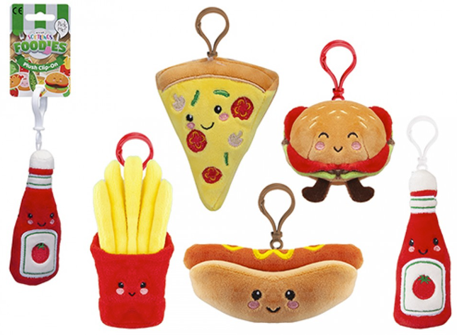 SOFTLINGS FOODIES FAST FOOD CLIP ON 12CM
