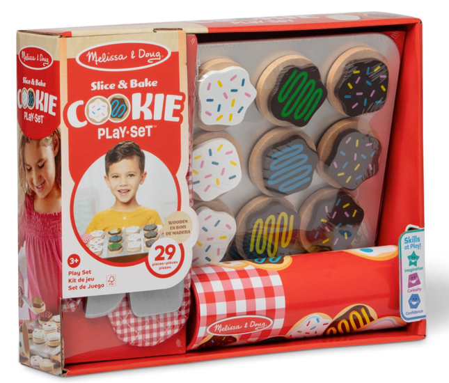 Melissa & Doug - Wooden Cookie Set