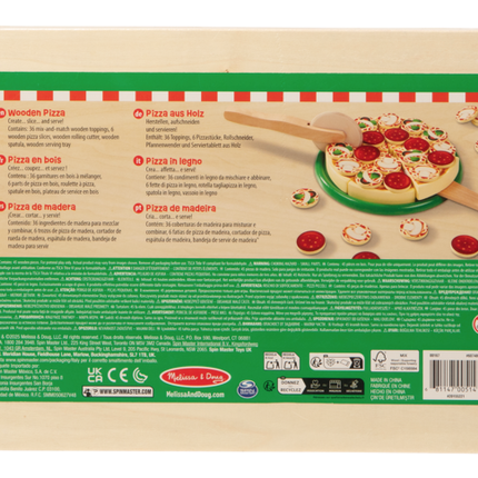 Melissa & Doug - Wooden Pizza Party
