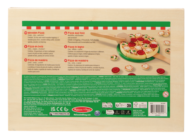 Melissa & Doug - Wooden Pizza Party