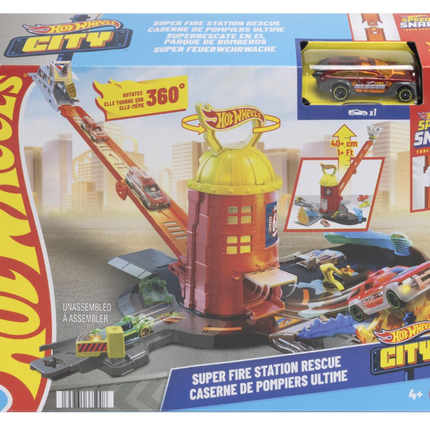 Hot Wheels City Super Fire Station Rescue