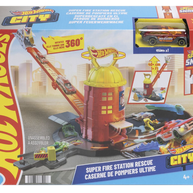 Hot Wheels City Super Fire Station Rescue