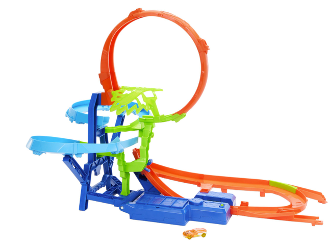 Hot Wheels Stunt Tracks Motorised Big Air Crash