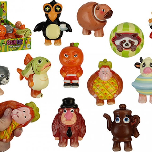 BRAIN ROT SQUISH SERIES TWO 10CM *AIR FREIGHT*