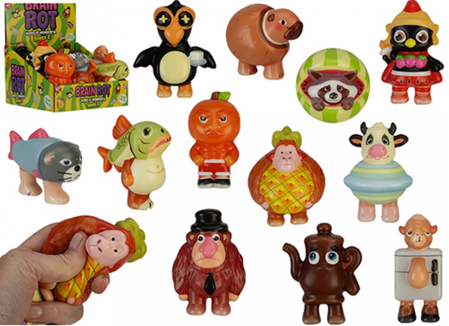 BRAIN ROT SQUISH SERIES TWO 10CM *AIR FREIGHT*