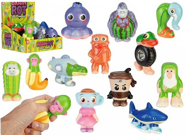 BRAIN ROT SQUISH SERIES ONE 10CM *AIR FREIGHT*