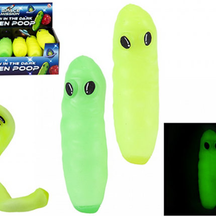 GLOW IN THE DARK ALIEN SPACE POOP