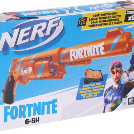 NERF X FORTNITE 6 DART PISTOL - SENsory Toys4U