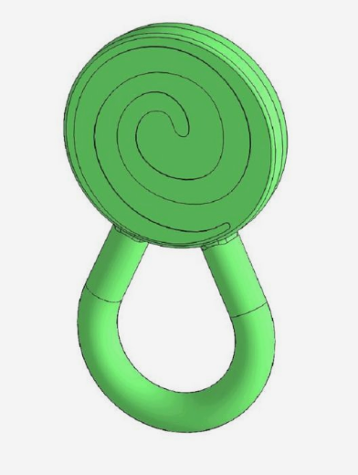 Chew Stixx Lolli Swirl Textured Chewable