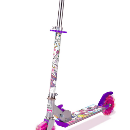 UNICORN DREAMLAND SCOOTER WITH FLASHING WHEELS