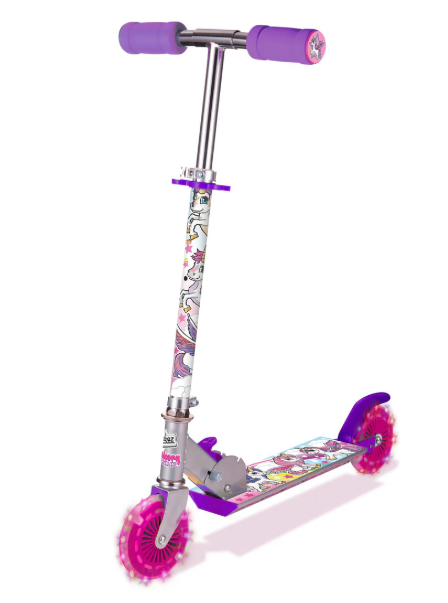 UNICORN DREAMLAND SCOOTER WITH FLASHING WHEELS