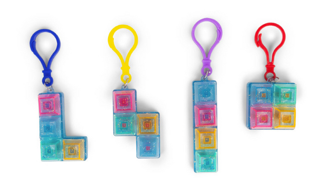 Glitter Clicker Keychain - SENsory Toys4U