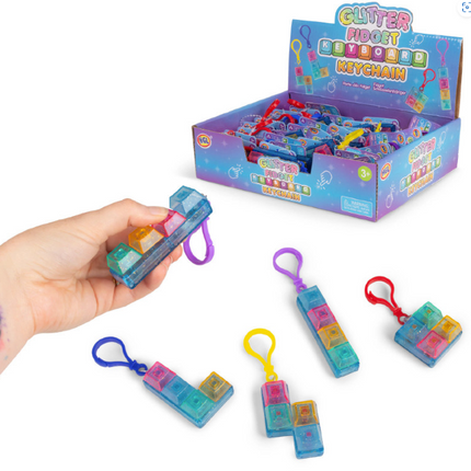 Glitter Clicker Keychain - SENsory Toys4U