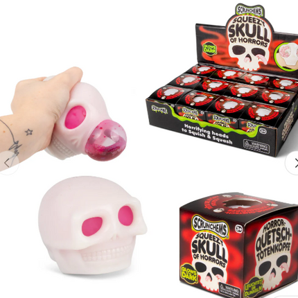 SCRUNCHEMS SQUEEZY SKULL OF HORRORS