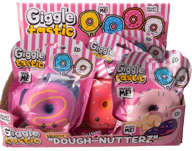 Giggle Tastic Squishy Dough-Nutterz MOQ of 12 - SENsory Toys4U