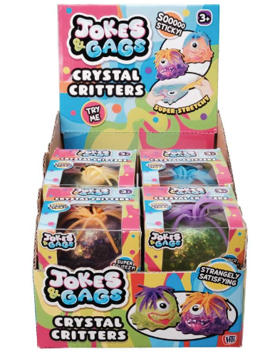 Jokes and Gags Crystal Critters - MOQ of: 12 - SENsory Toys4U
