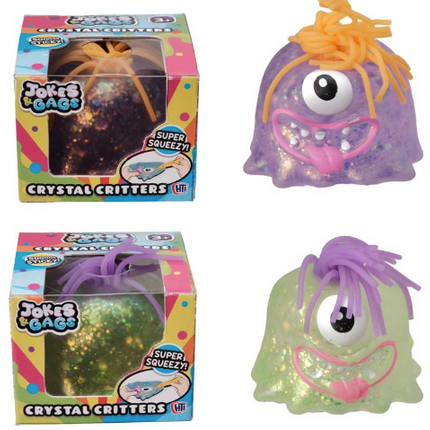 Jokes and Gags Crystal Critters - MOQ of: 12 - SENsory Toys4U