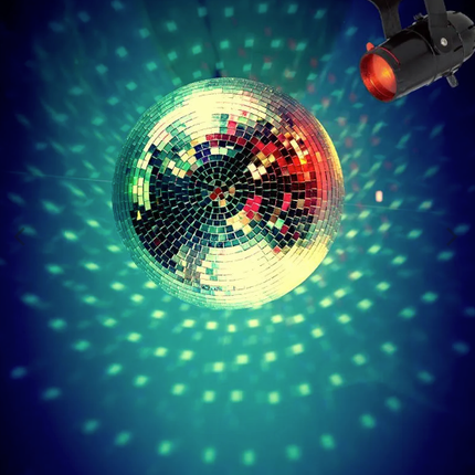 Disco & Sensory Set 3 x Disco Mirror Balls, 1 x Rotation Motor, 1x Projector Light