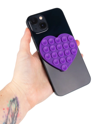 HEART PHONE SUCTION SUCKER