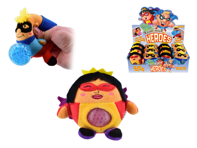 Plush Jelly Squeezers - Super Heroes