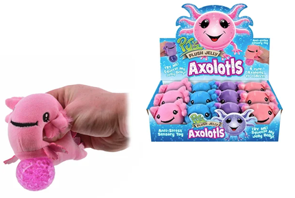 Plush Jelly Squeezers | Axolotl