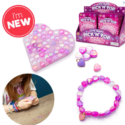 Pick N Pop Bracelets Love Heart - SENsory Toys4U