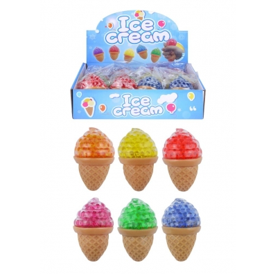 Squeeze Squishy Ice Cream With Beads - SENsory Toys4U