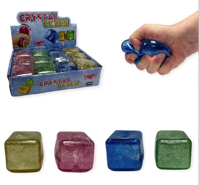 Sugar Squishy Crystal Cube 5cm - SENsory Toys4U