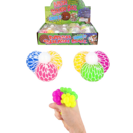 3-in-1 Squeeze Ball in Mesh - SENsory Toys4U