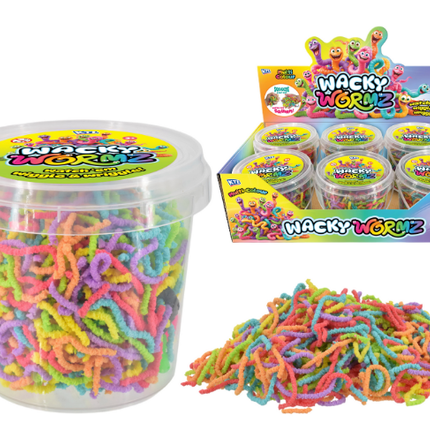 Moving Multi-Colour Wormz (200g) - Tub