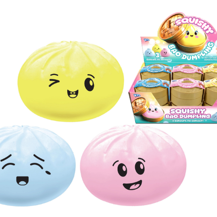 Coloured Squishy Bao Bun Dumpling